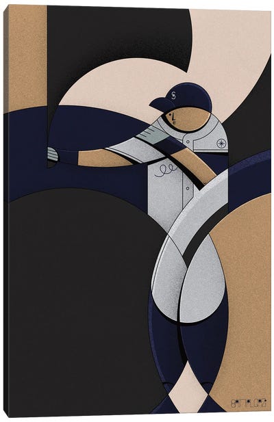 Ichiro Canvas Art Print - Baseball Art