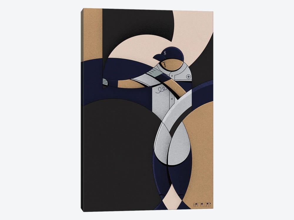 Ichiro by John Battalgazi 1-piece Canvas Artwork