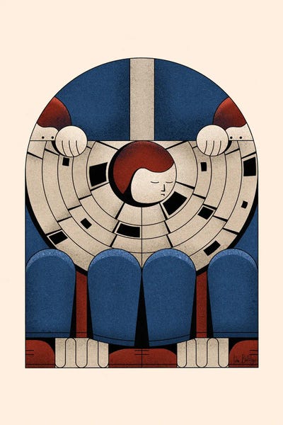 Commute by John Battalgazi art print