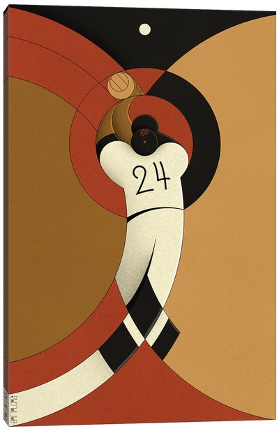 The Catch Canvas Art Print - Willie Mays