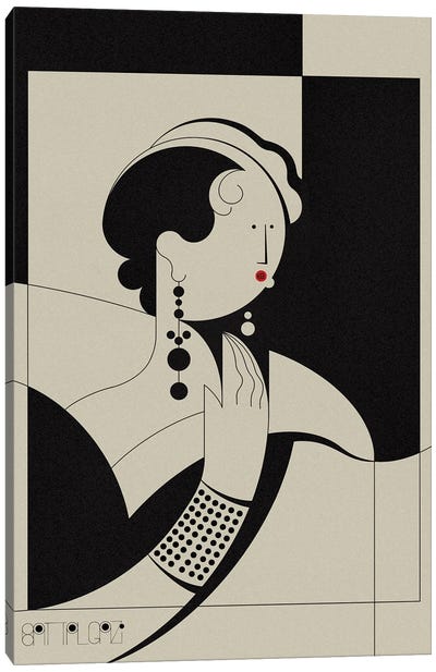Louise II Canvas Art Print - Art Deco