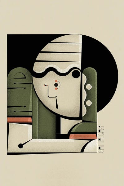 John Battalgazi: Green Ukiyoe by John Battalgazi