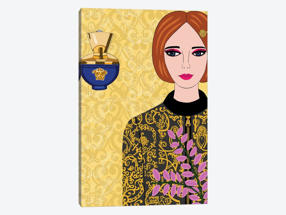 Versace Jacket And Perfume by Jackie Besteman 1-piece Canvas Wall Art