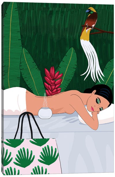 Tropical Spa Canvas Art Print