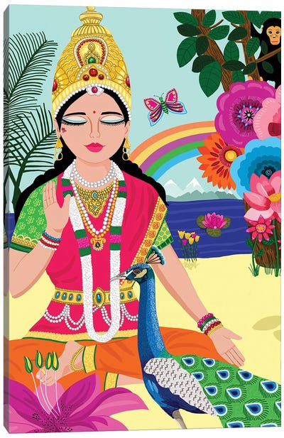 Goddess Canvas Art Print - Indian Décor