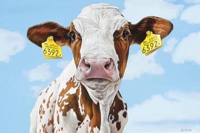 A Pair Of Dangly Earrings by Clara Bastian canvas print