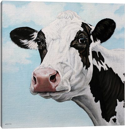 Dairy Cow Canvas Art Print - Clara Bastian