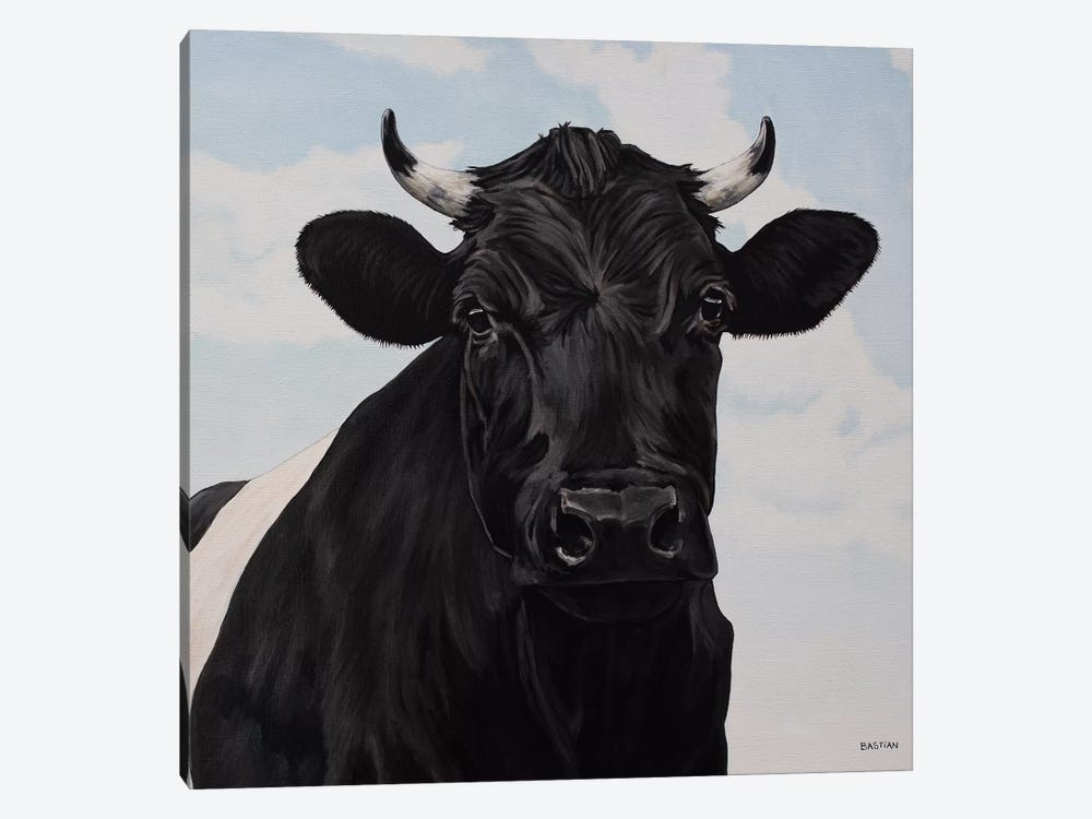 Dutch Belted Cow by Clara Bastian 1-piece Canvas Wall Art