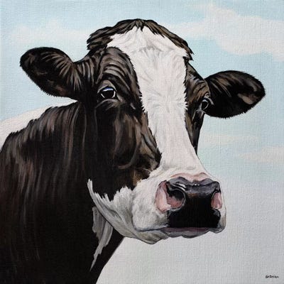 Moo Cow by Clara Bastian acrylic art print