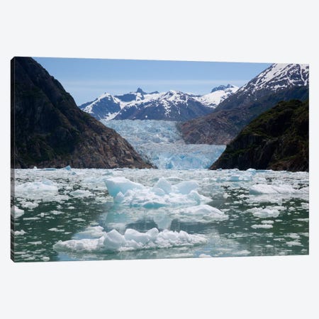 South Sawyer Glacier And Bay Full Of Bergy Bits, Tracy Arm-Fords Terror Wilderness, Tongass National Forest, Alaska Canvas Print #BTR7} by Matthias Breiter Canvas Artwork