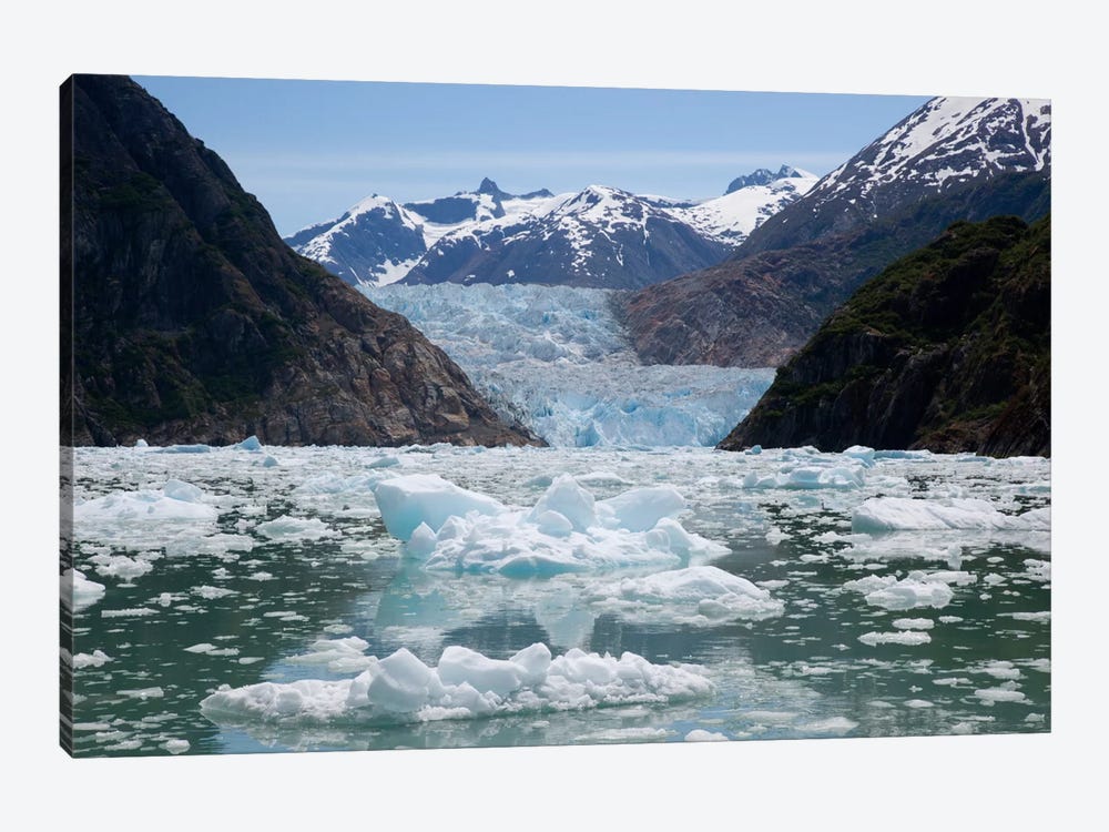 South Sawyer Glacier And Bay Full Of Bergy Bits, Tracy Arm-Fords Terror Wilderness, Tongass National Forest, Alaska by Matthias Breiter 1-piece Canvas Wall Art