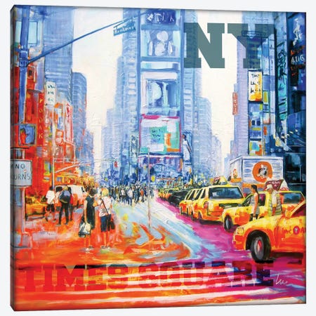 NY Times Square Canvas Print #BTS2} by Luc. Canvas Art