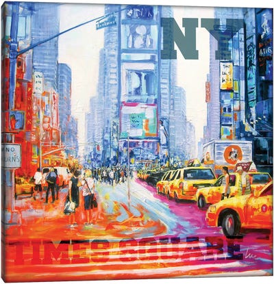 NY Times Square Canvas Art Print