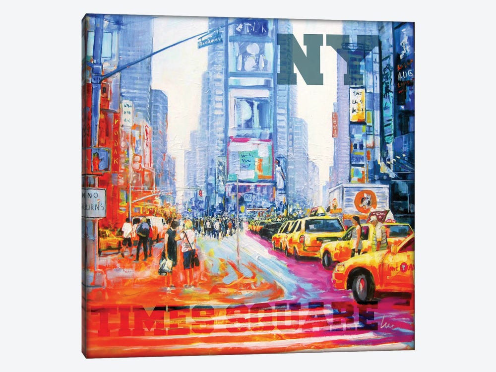 NY Times Square by Luc. 1-piece Canvas Artwork