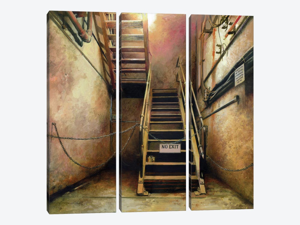 Bunker by beware the void 3-piece Canvas Print