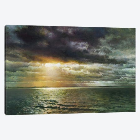 View From The Pier Canvas Print #BTV24} by beware the void Canvas Wall Art