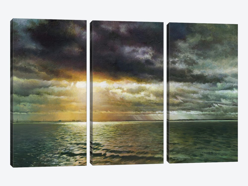 View From The Pier by beware the void 3-piece Art Print