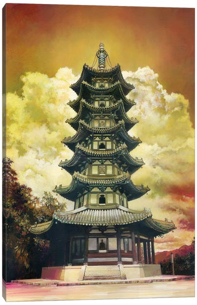 Pagoda Canvas Art Print - Pagodas