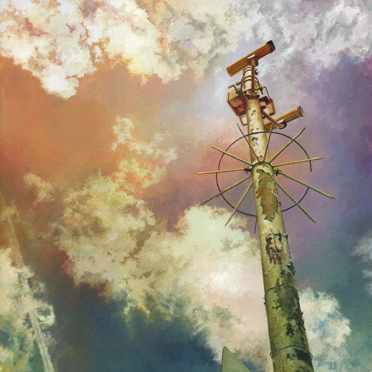Surveillance by beware the void wall art