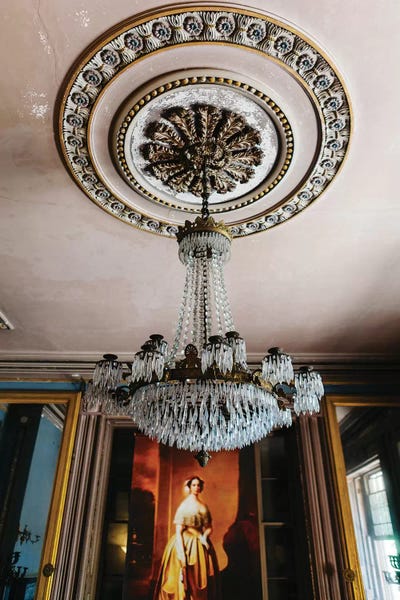 Charleston Chandelier VI by Bethany Young framed canvas print