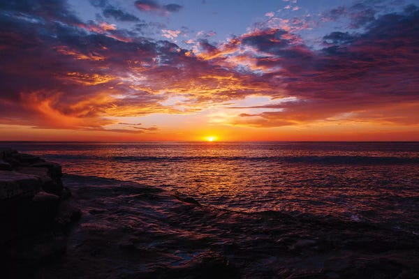 San Diego: Sunset Cliffs Night III by Bethany Young