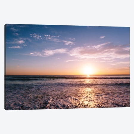 Sunset Surfers III Canvas Print #BTY1129} by Bethany Young Canvas Artwork