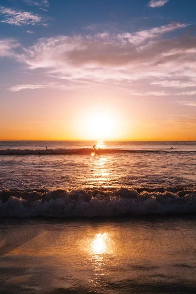 Ocean Sunrises & Sunsets: Sunset Surfers by Bethany Young