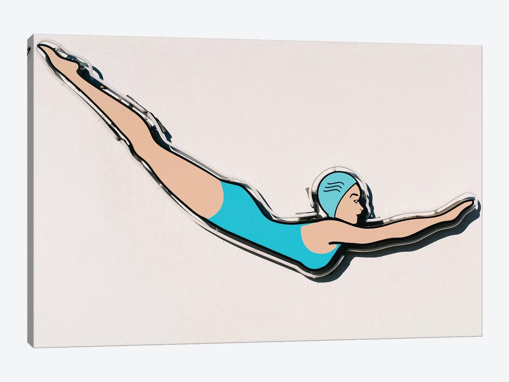 Palm Springs Dive by Bethany Young 1-piece Art Print
