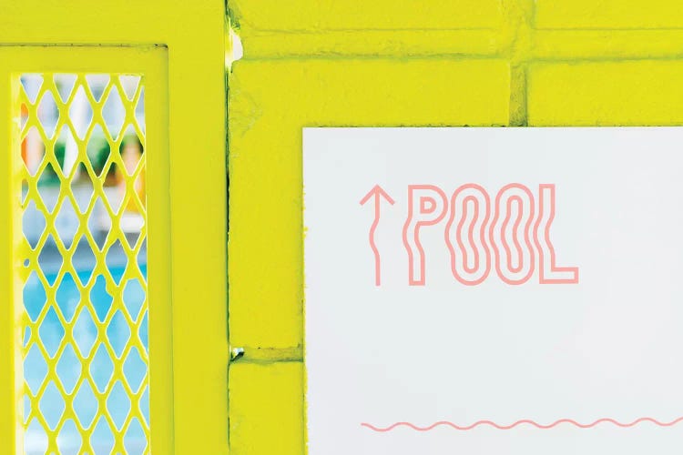 Palm Springs Pool by Bethany Young wall art