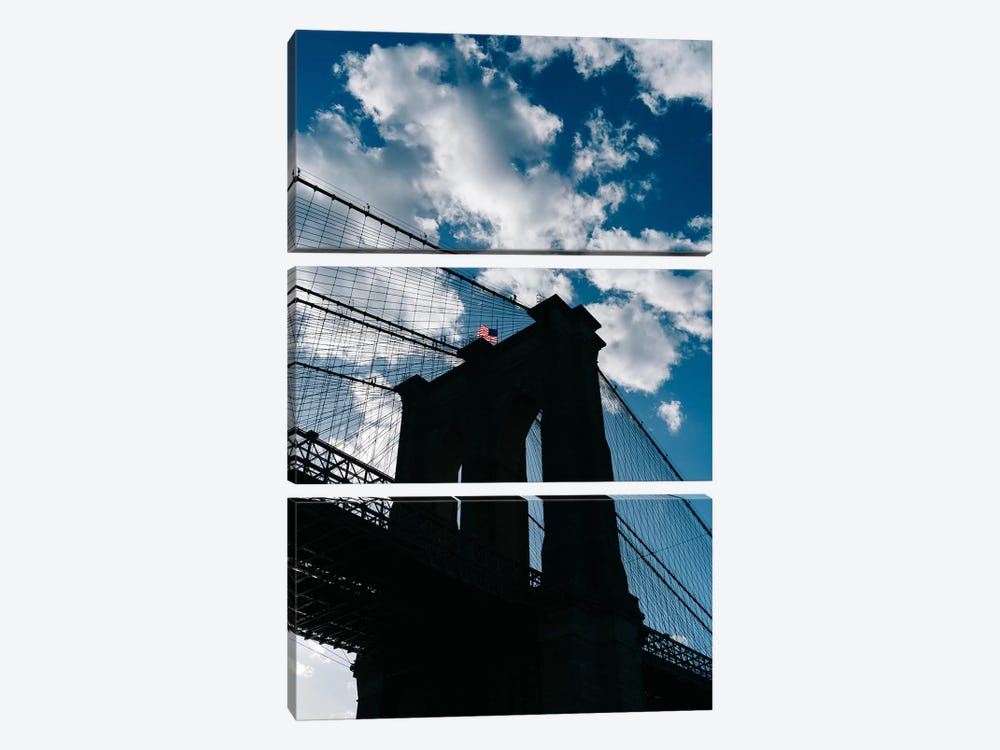 Brooklyn Blue Sky II by Bethany Young 3-piece Canvas Print