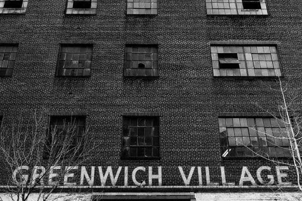 Novelty City Scenes: Greenwich Village Garage II by Bethany Young