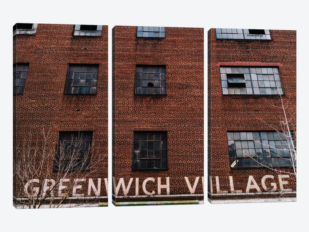 Greenwich Village Garage III by Bethany Young 3-piece Canvas Wall Art