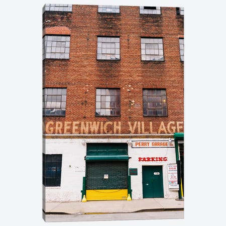 Greenwich Village Garage Canvas Print #BTY1174} by Bethany Young Canvas Artwork