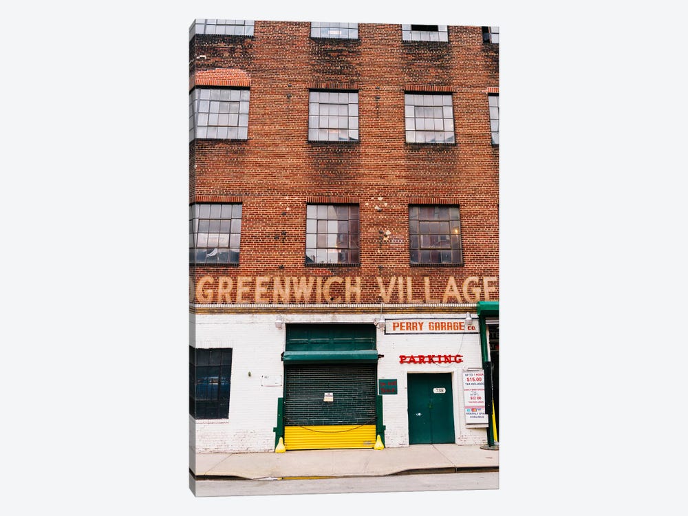 Greenwich Village Garage by Bethany Young 1-piece Canvas Art Print