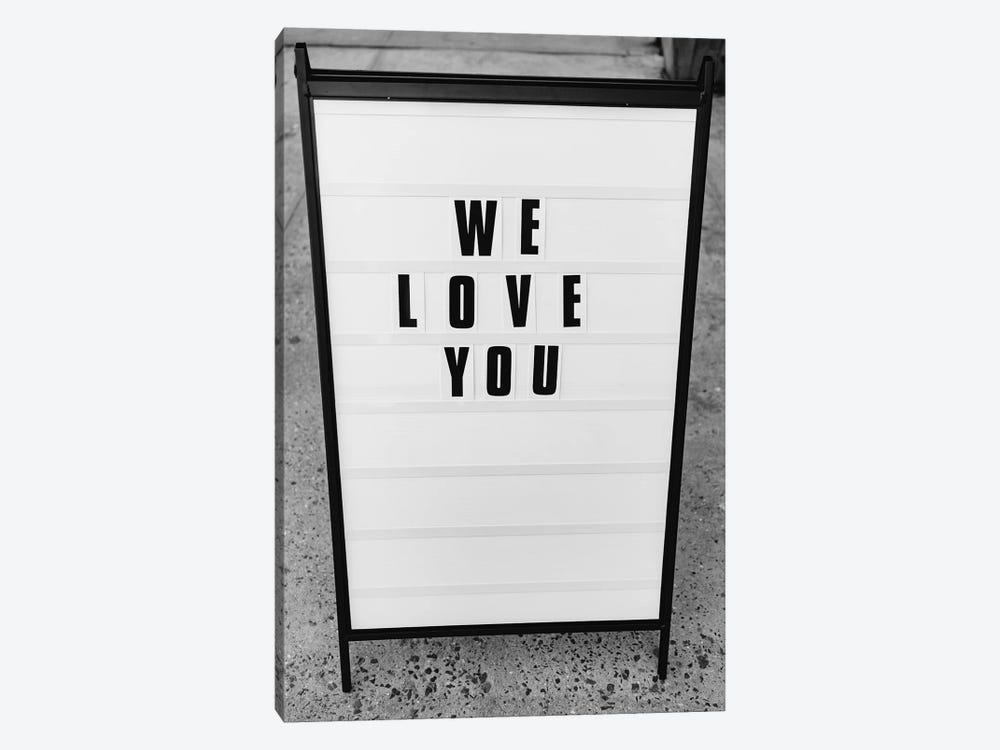 We Love You, New York by Bethany Young 1-piece Canvas Print