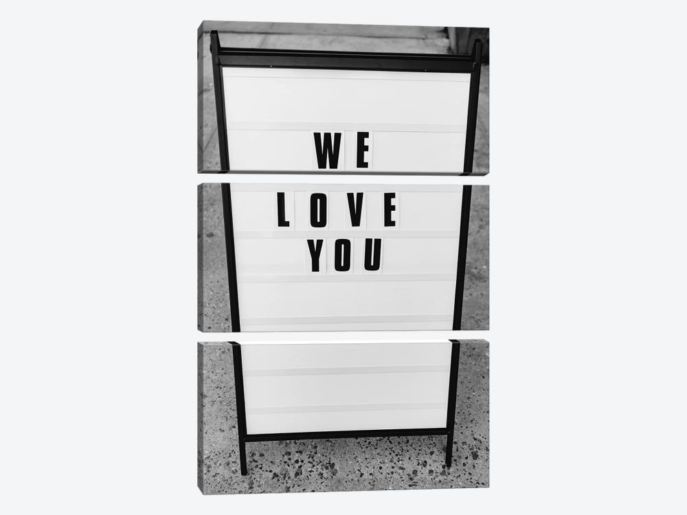 We Love You, New York by Bethany Young 3-piece Art Print