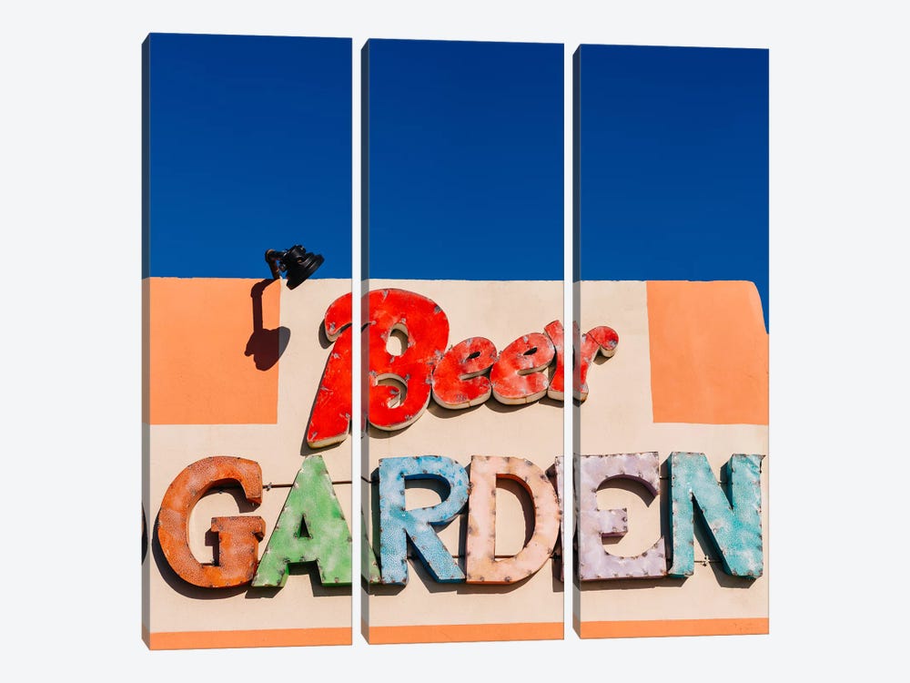 Marfa Beer Garden by Bethany Young 3-piece Canvas Art