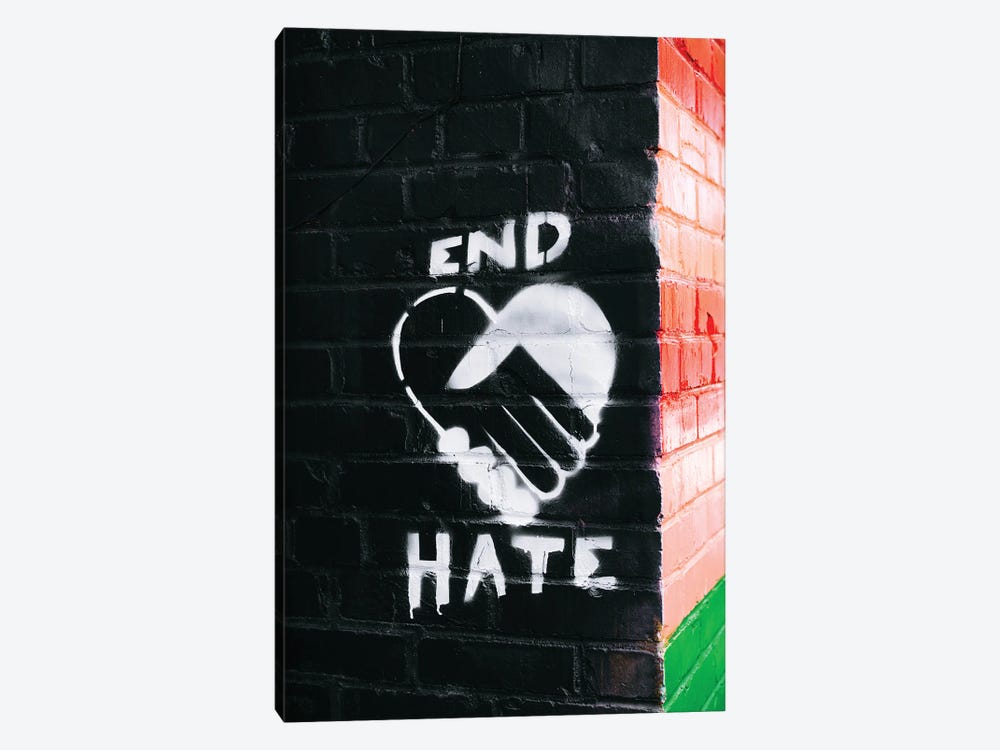 End Hate by Bethany Young 1-piece Canvas Art
