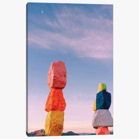 Seven Magic Mountains Moon II Canvas Print #BTY1228} by Bethany Young Canvas Print