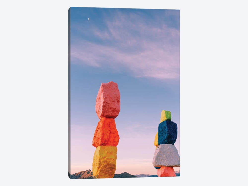 Seven Magic Mountains Moon II by Bethany Young 1-piece Canvas Artwork