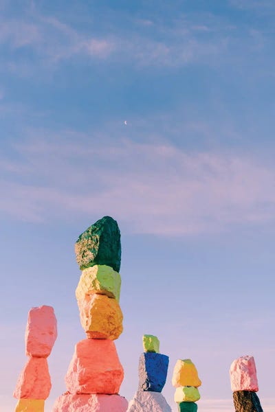 Nevada: Seven Magic Mountains Moon III by Bethany Young