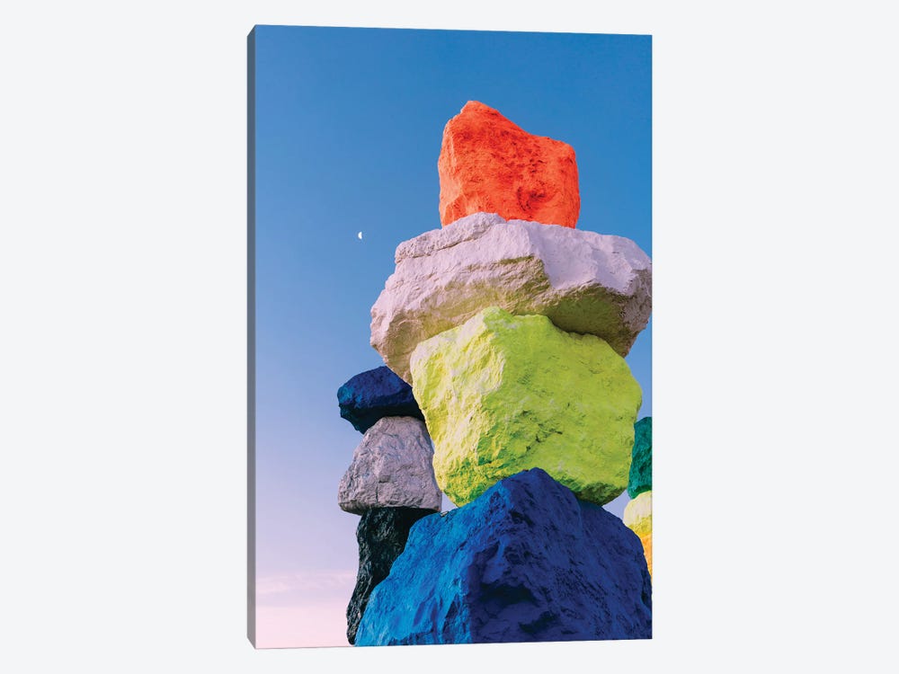 Seven Magic Mountains Moon V by Bethany Young 1-piece Canvas Wall Art