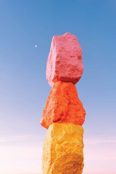 Nevada: Seven Magic Mountains Moon VI by Bethany Young