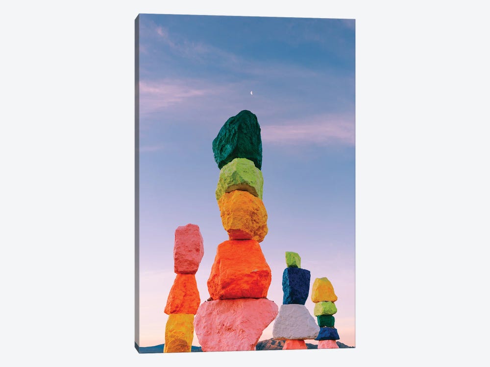 Seven Magic Mountains Moon by Bethany Young 1-piece Canvas Artwork
