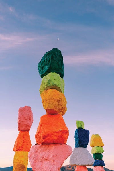 Nevada: Seven Magic Mountains Moon by Bethany Young