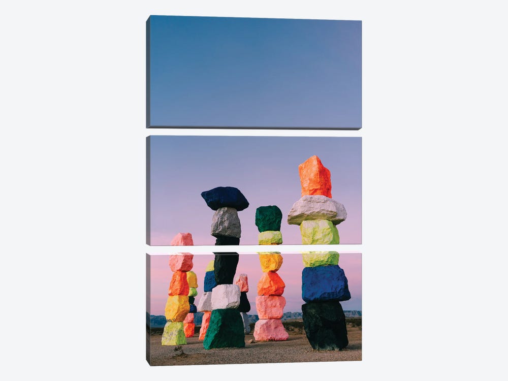 Seven Magic Mountains Sunrise II by Bethany Young 3-piece Art Print