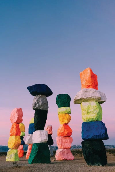 Nevada: Seven Magic Mountains Sunrise II by Bethany Young