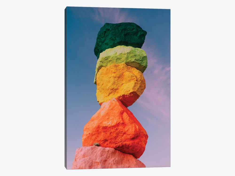 Seven Magic Mountains Sunrise III by Bethany Young 1-piece Canvas Wall Art
