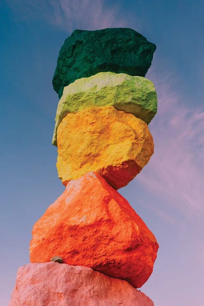 Nevada: Seven Magic Mountains Sunrise III by Bethany Young