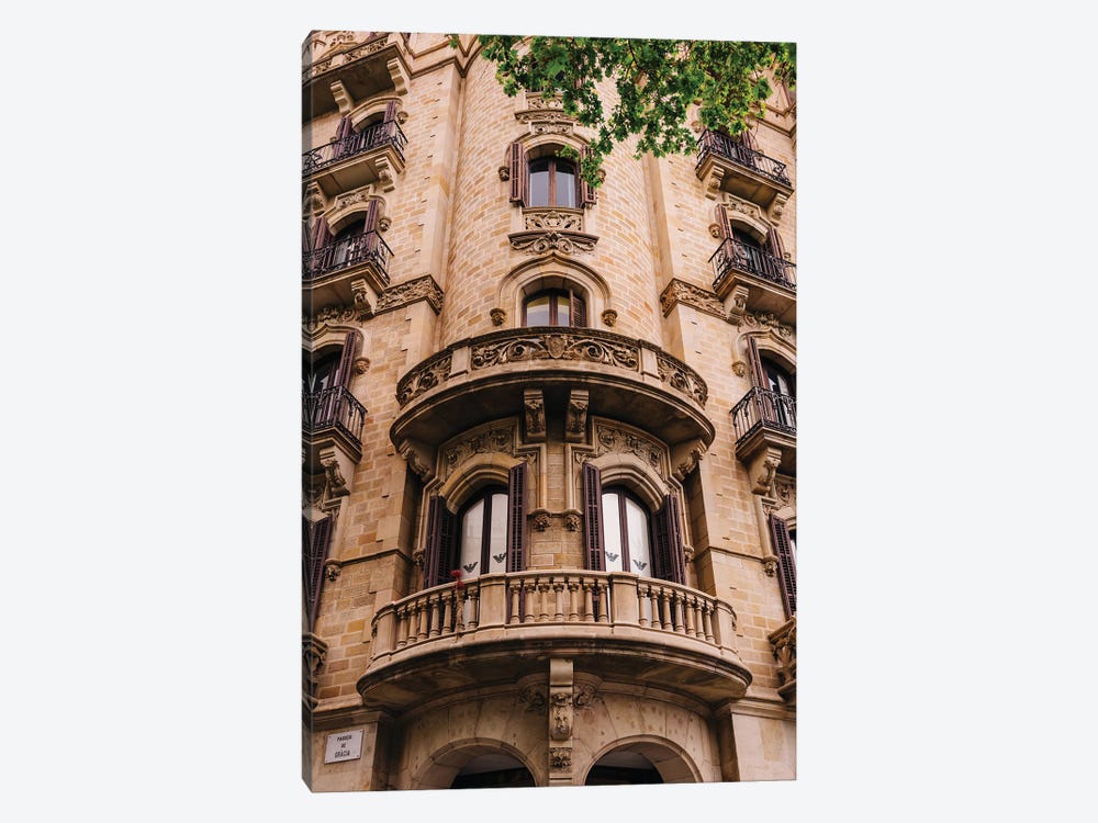 Barcelona Architecture II by Bethany Young 1-piece Canvas Art Print